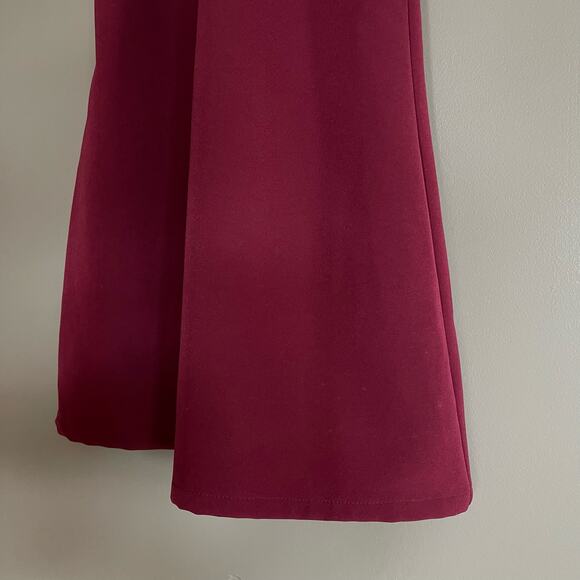 Lulu's‎ Comely Beaded Burgundy Dress Size Small Red Purple Embellished High Neck - Picture 10 of 16